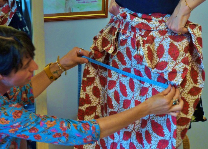 transformer une robe en pantalon large