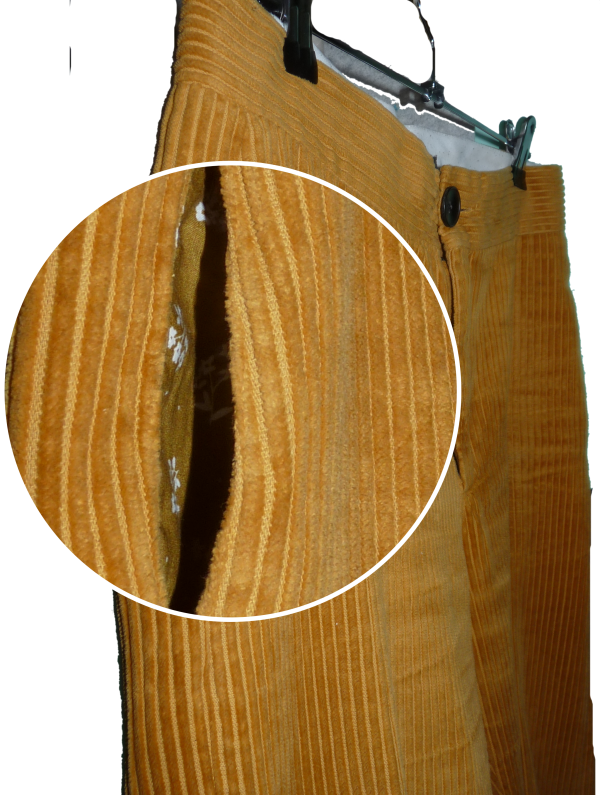 transformer un pantalon : ajouter des poches de côté