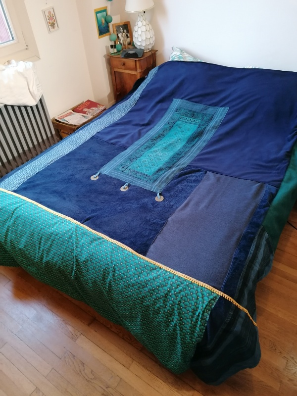 couvre-lit couture idées transformations