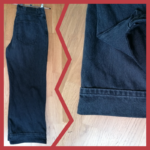 revers jean ourlet couture retouche