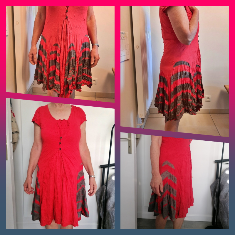 robe ajustée, modernisée
